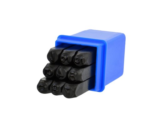 Číselné čítačky 6 mm, 9 kusov. GEKO G01810
