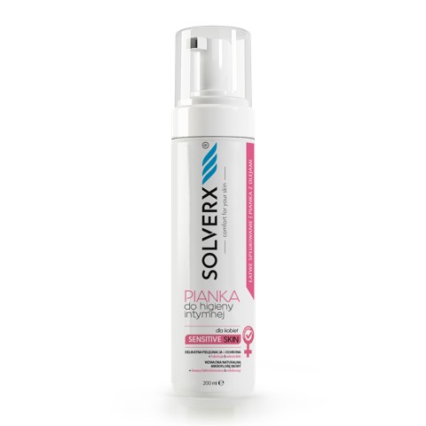 Solverx Pena na intímnu hygienu atopickej pokožky pre atopickú pokožku 200 ml