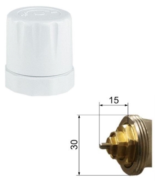 Manuálny pohon HEAD MINI pre ventil M30x1,5 WATTS