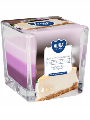 Vonná sviečka BISPOL Sweet Blueberry Cheesecake