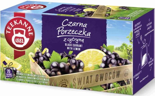 TEEKANNE Fruit 20tb Čierne ríbezle s citrónom