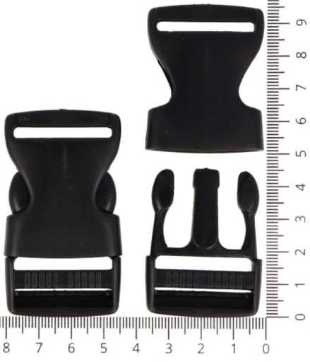PLASTOVÁ SPONKA NA ZÁPADKU 3cm UZAVORENIE PÁSKU BATOH 30mm