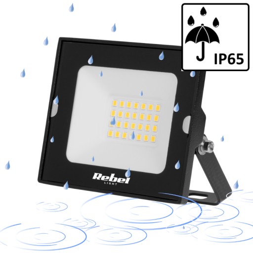 Halogénové LED reflektorové svietidlo reflektor 20W 4000K IP65 pevné Rebel