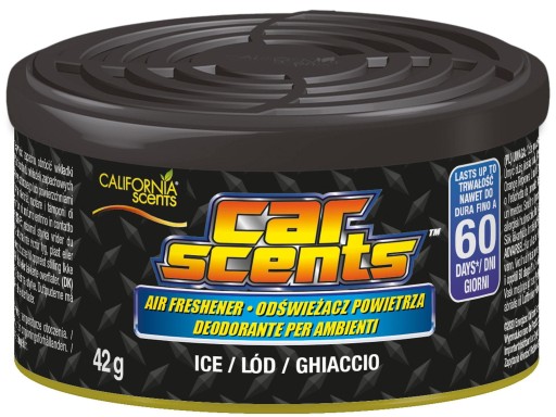 CALIFORNIA CAR Scents PÁNSKE ĽADOVÉ VÔŇA DO AUTA DO AUTA