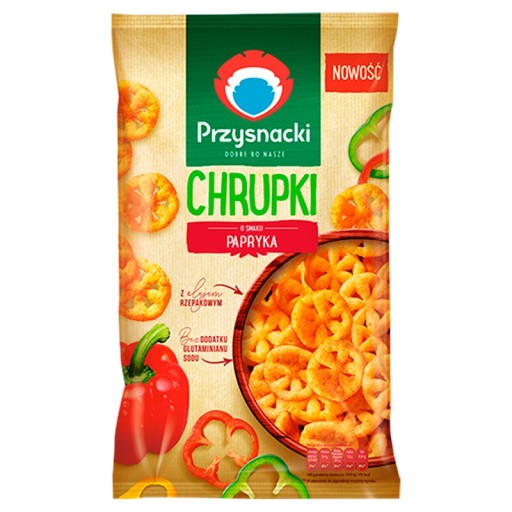 PRZESNACKI chrumky s príchuťou papriky 120 g