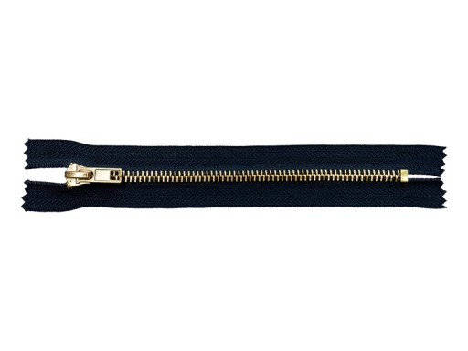 Kovový zips 16 cm námornícka modrá #5