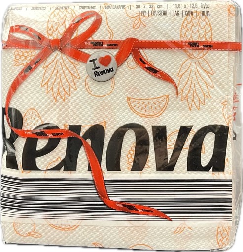 Papierové obrúsky Renova Red Label Deco 70 ks