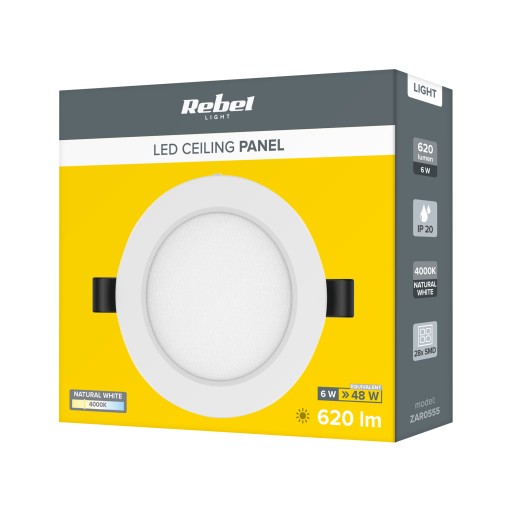 LED stropné svietidlo 6W Rebel 4000K 230V