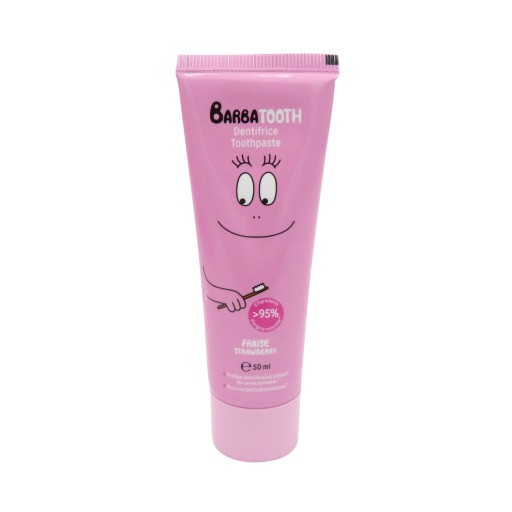 Barbapapa Detská zubná pasta 50ml jahodová