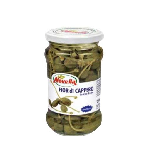 Novella Fior Di Cappero Talianske kapary so stopkou vo vínnom octe 314ml