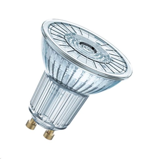 LED ŽIAROVKA GU10 4,3W 3000K 350lm 36° SKLO OSRAM