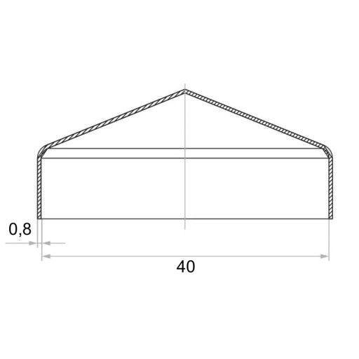 KRYTKA KLAPKA STREŠKA OCELOVÁ KOVOVÁ KLAPKA 40x40 POZINKOVANÁ 5 KS