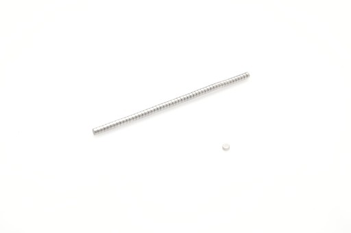 Neodymový magnet valcový MW 2x1 mm N38 10 ks