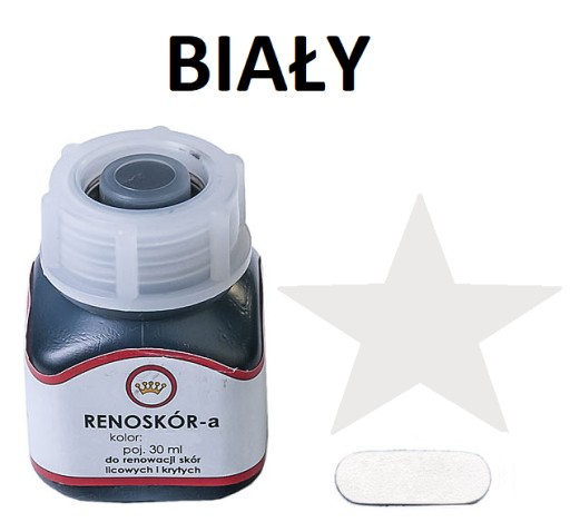 FARBA NA KOŽU RENOSKIN biela