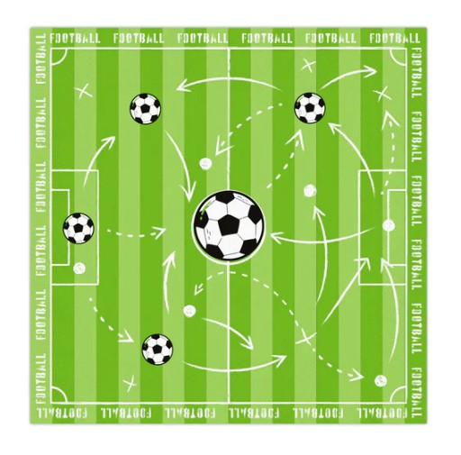 NAPKINS futbalové ihrisko FUTBAL futbal 10