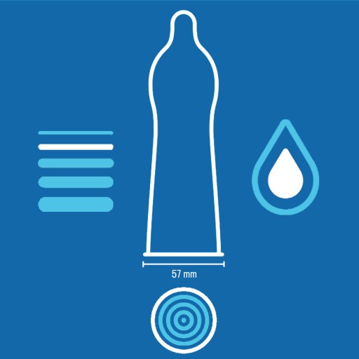 VEĽKÉ DUREX INVISIBLE XL KONDÓMY, TENKÉ, 3KS
