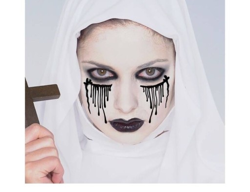 MAKEUP SADA HALLOWEEN NUN TEARS
