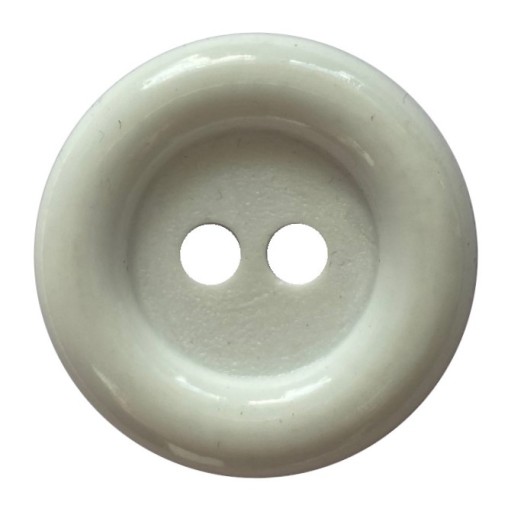 GOMBÍKY KABÁT GOMBÍK 38 mm - BIELY
