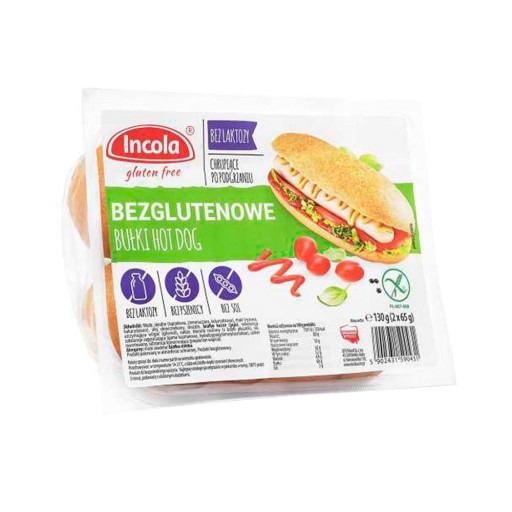 Incola Bezlepková žemľa s rožkom 130 g