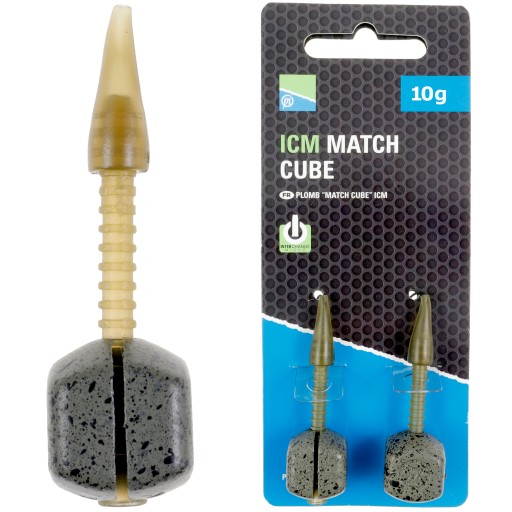 Hmotnosť čačky 10 g ICM Match Cube 2 kusy