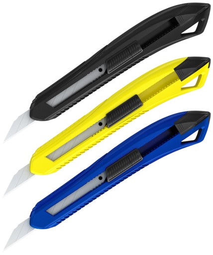 PAPÍRSKY Nôž na tapety OCELOVÁ ČEPEĽ 9 mm Berlingo SHARP a NICE
