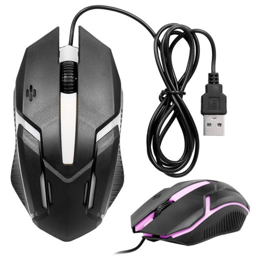 Myš RGB LED herná myš pre hráčov 1200 dpi