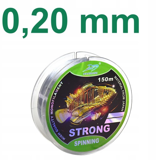 Vlasec na prívlač 0,20 mm 9,0 kg 150 m