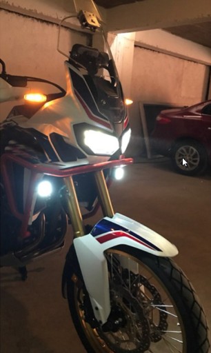 LED motocyklová halogénová 12v LED lampa QUAD ATV SKÚTER