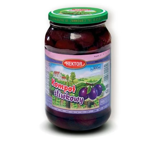 Hektor Slivkový kompót, 900ml