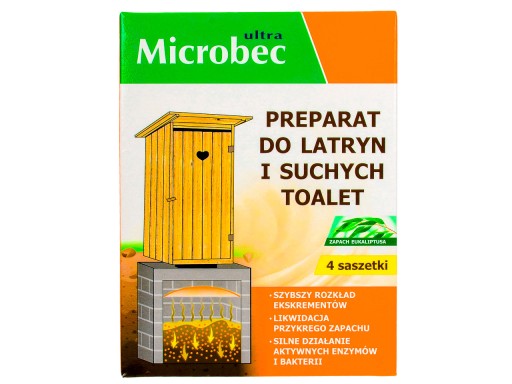 Bakteriálny prípravok Microbec pre latríny a suché toasy