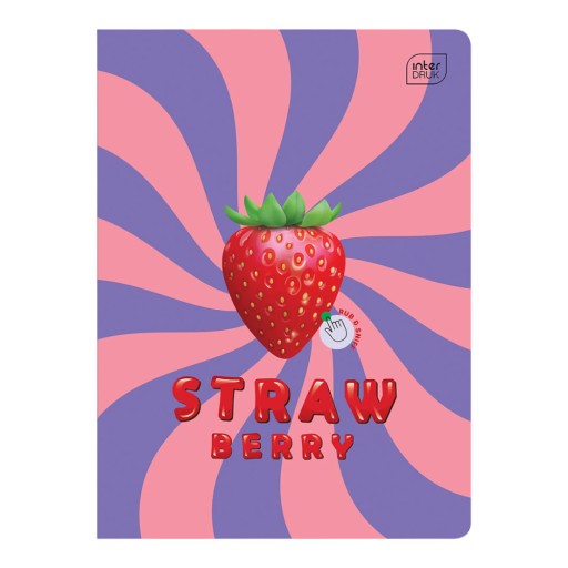 STRAWBERRY A5 štvorčekový zošit vôní, 32 listov