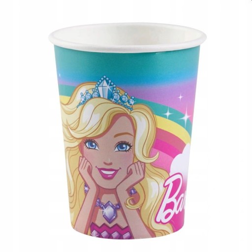 Papierový pohár s Barbie Dreamtopia 250ml 8 ks