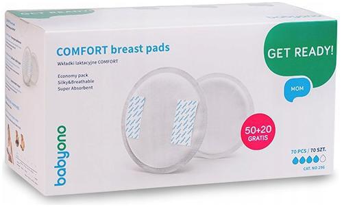 BabyOno COMFORT 50+20 vložky na dojčenie ZADARMO
