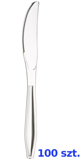 Jednorazový príbor CLEAR KNIFE 100 ks