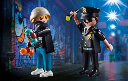 POLICAJT A GRAFIK PLAYMOBIL 70822 DUOPACK