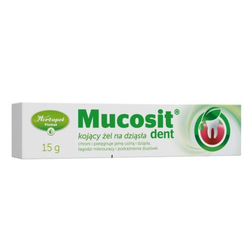 Mucosit dent Upokojujúci gél na ďasná 15g