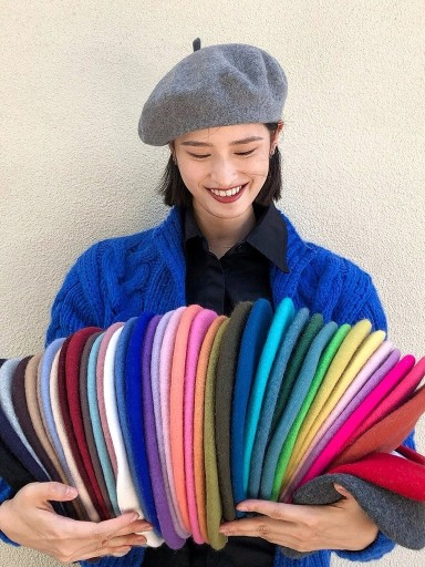 KLASICKÝ FRANCÚZSKY BERET - 100% VLNA