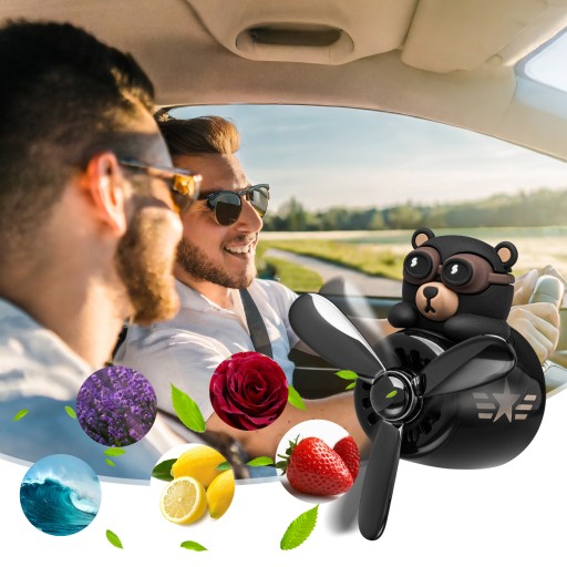 NÁPLŇ VÔNE DO AUTA Teddy Bear Pilot SADA 5 TABLET Osviežovač vzduchu do auta