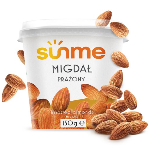 Pražený neblanšírovaný celý mandľový SNACK 150 g