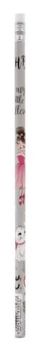 ceruzka s gumou HB BALLERINA STARPAK 490966 GREY