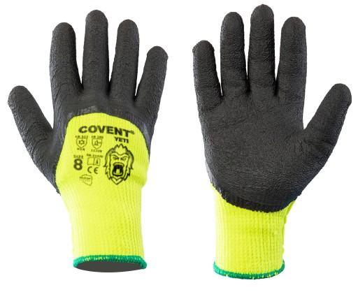 Pracovné rukavice IZOLOVANÉ ZIMNÉ LATEXOVÉ rukavice COVENT YETI