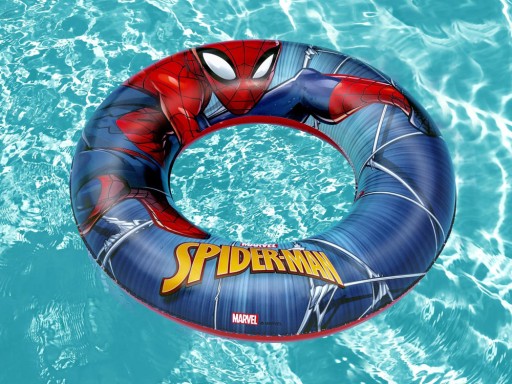 NAFUKOVACIA ZÁHRADNÁ PLÁŽOVÁ LOPTA PRE DETI NA HRU SPIDERMAN BAZÉN