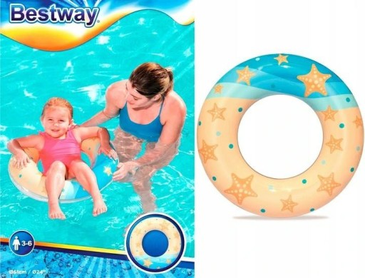 BESTWAY krúžok na plávanie 36014 61cm