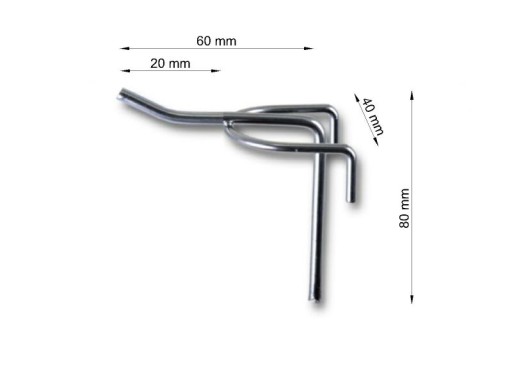 HÁČIKOVÉ HÁČIKY NA RÚŠKY L-2 CM STRIEBORNÉ PRÍvesky