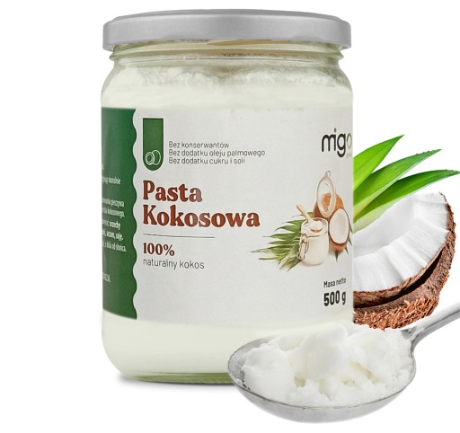KOKOSOVÁ PĚNA, prírodná kokosová pasta - 500g - MIGO