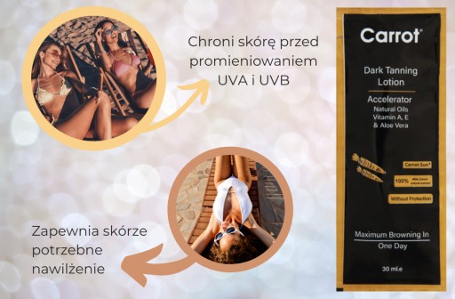 Mrkvové mlieko na opaľovanie s mrkvou 30 ml