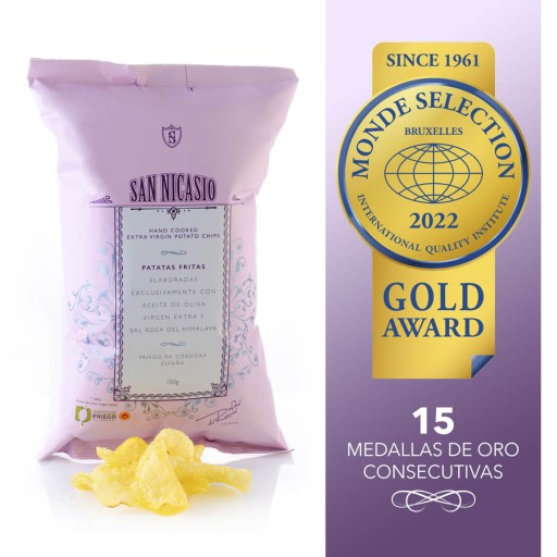Zemiakové lupienky San Nicasio pečené v extra panenskom olivovom oleji, 150 g