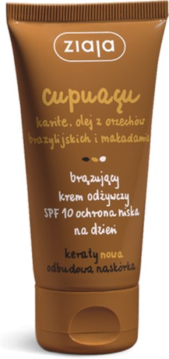 ZIAJA bronzujúci výživný krém SPF 10 na deň 50ml