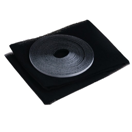 SIEŤKA PROTI HMYZU OKENNÁ 130x150 + VELCRO ČIERNY PROTI HMYZU A KOMÁROM