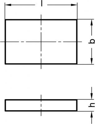 Magnet GN 55,4-ND-7,5-6-2 - obdĺžnikový